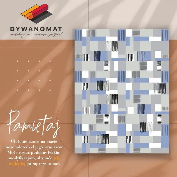 Tapis en vinyl Rectangles géométriques