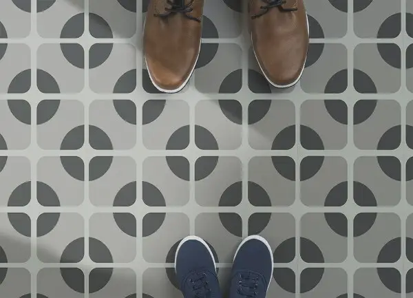 Tapis vinyle Roues géométriques