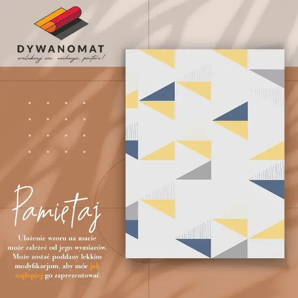 Tapis vinyle Triangles géométriques