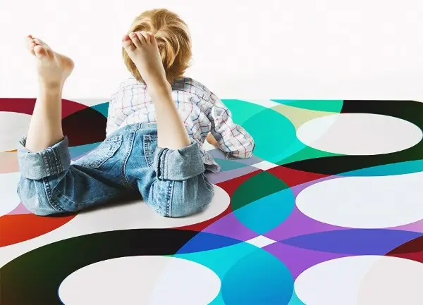 Tapis vinyle Formes abstraites