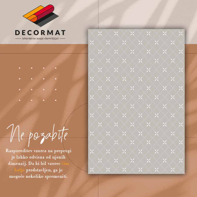 Tapis vinyl Croix délicates