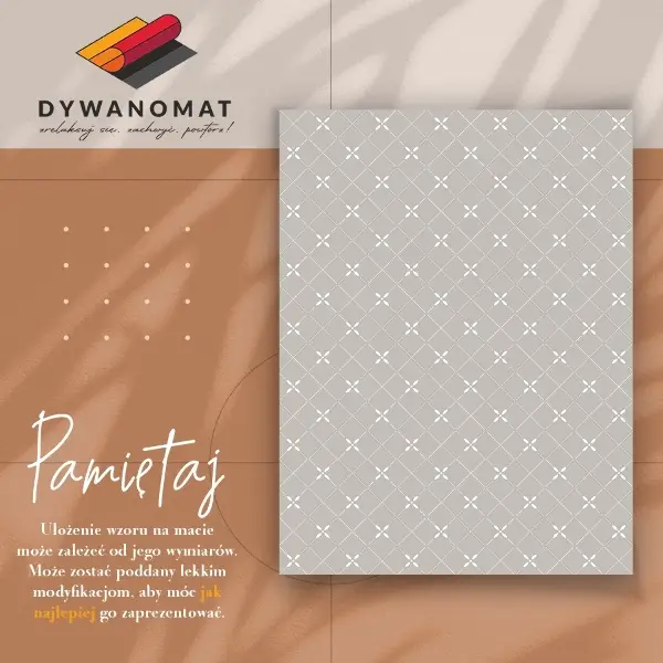 Tapis vinyl Croix délicates