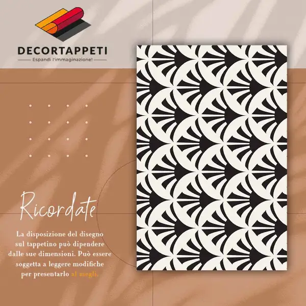 Tapis en vinyle Feuilles géométriques