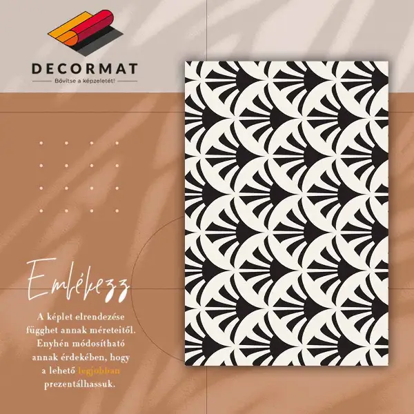Tapis en vinyle Feuilles géométriques