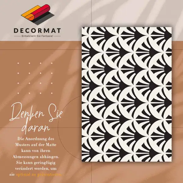 Tapis en vinyle Feuilles géométriques