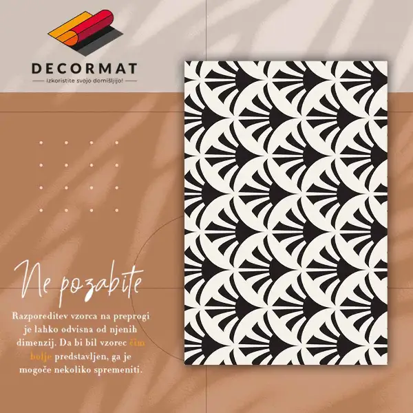 Tapis en vinyle Feuilles géométriques