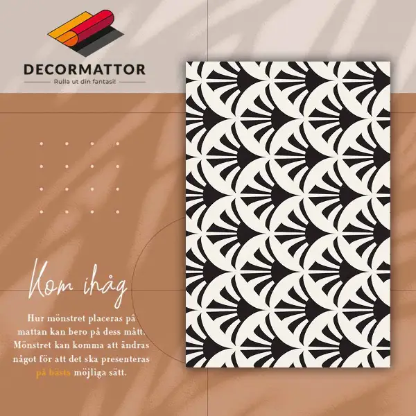 Tapis en vinyle Feuilles géométriques