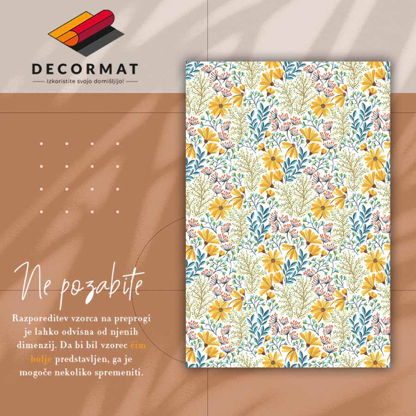 Tapis vinylique Fleurs de printemps