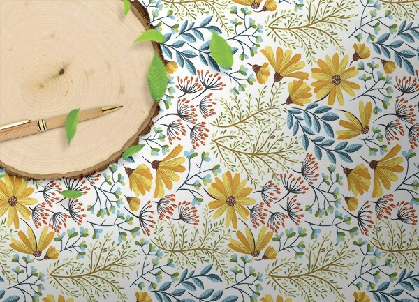 Tapis vinylique Fleurs de printemps