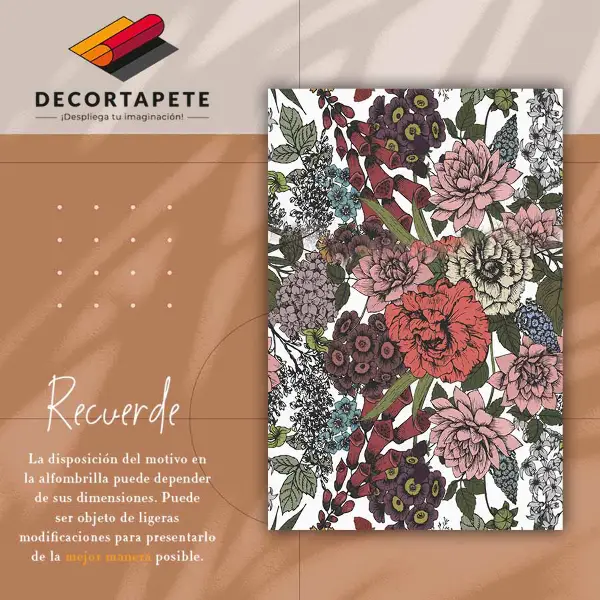 Tapis vinyle Fleurs diverses