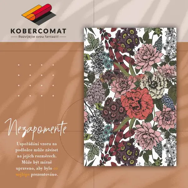 Tapis vinyle Fleurs diverses
