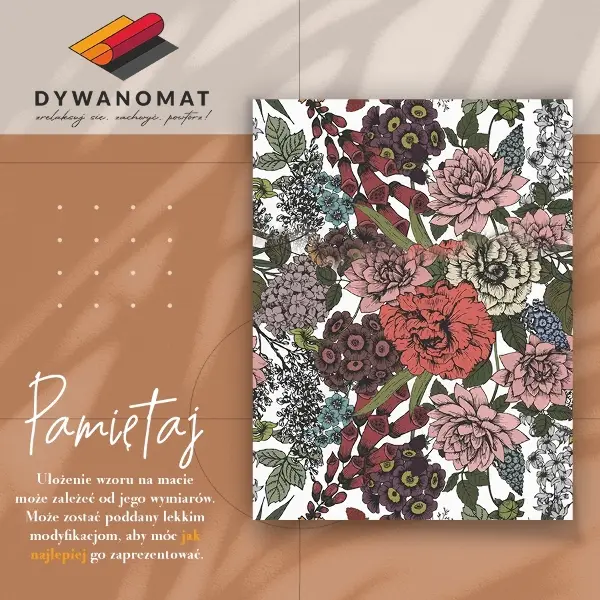 Tapis vinyle Fleurs diverses