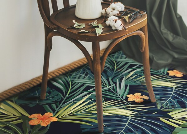 Tapis vinyle Feuilles tropicales