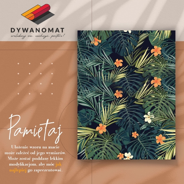 Tapis vinyle Feuilles tropicales