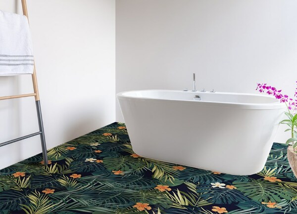 Tapis vinyle Feuilles tropicales