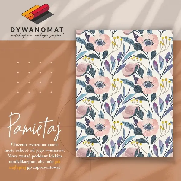 Tapis en vinyl Fleurs