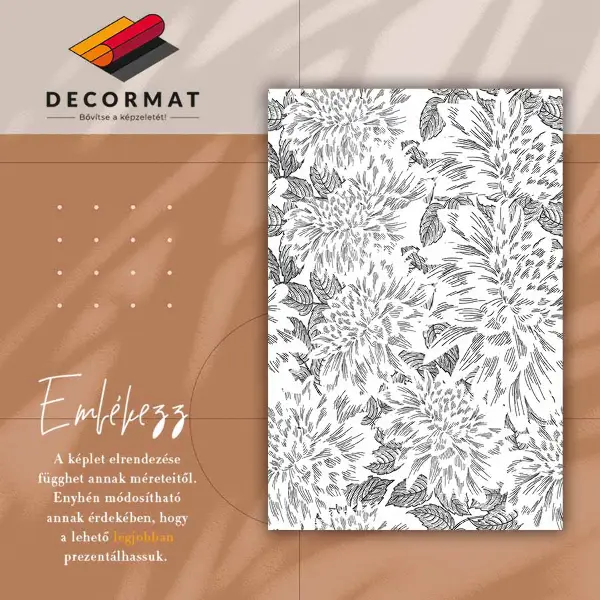 Tapis vinyle Contours bourgeon