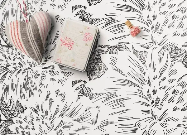 Tapis vinyle Contours bourgeon