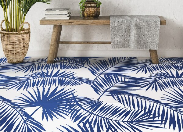 Tapis vinyle Feuilles de palmier