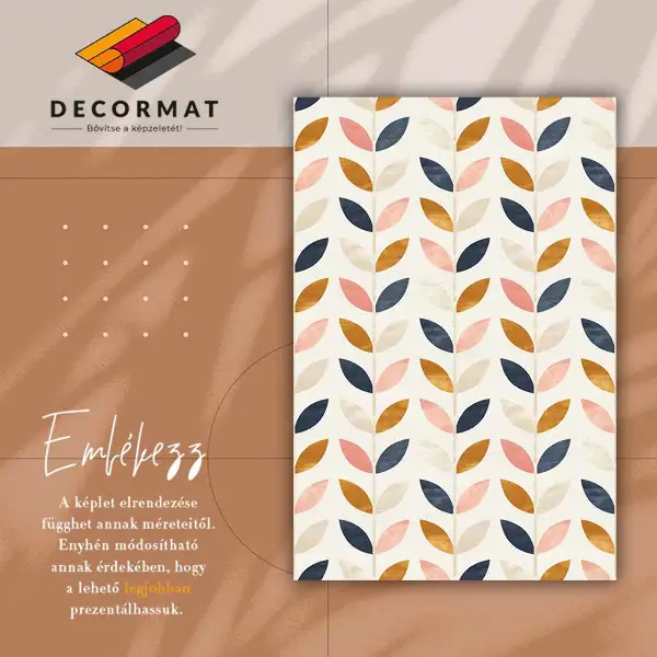 Tapis vinyle Petites feuilles