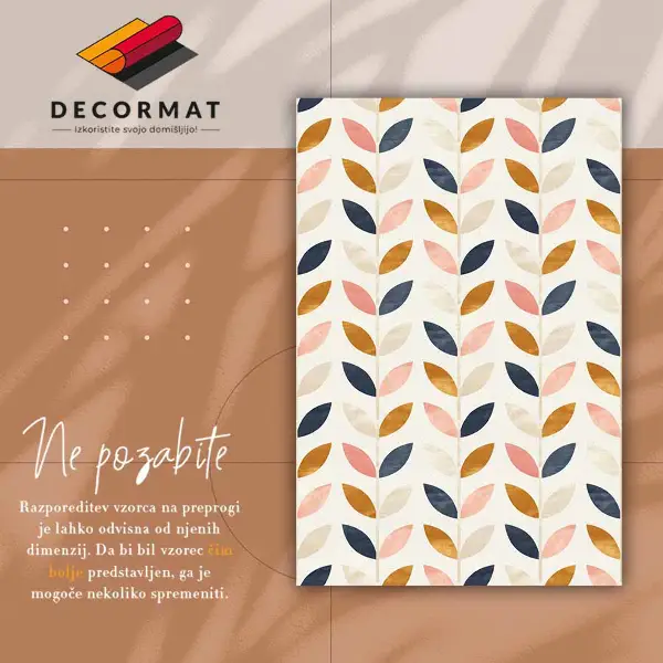 Tapis vinyle Petites feuilles