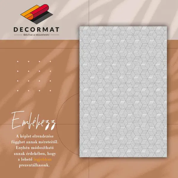 Tapis en vinyle Cheville géométrique