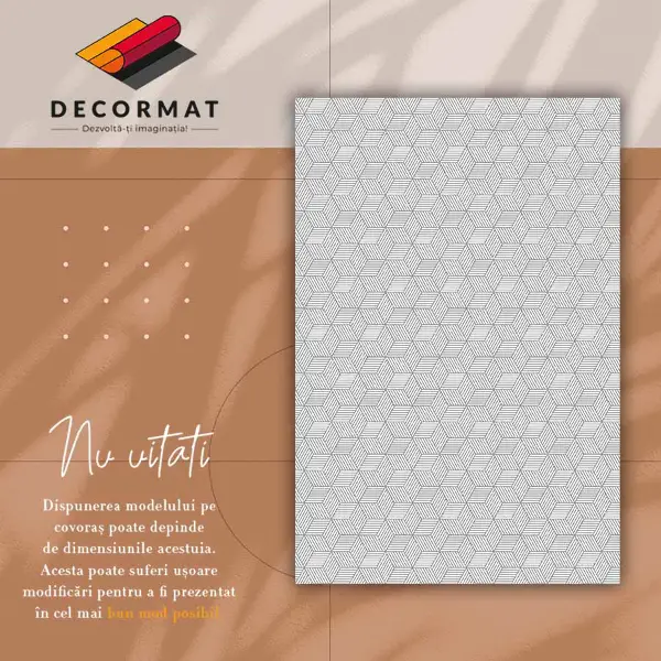 Tapis en vinyle Cheville géométrique