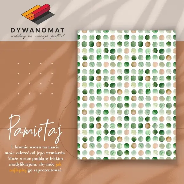 Tapis vinyle Points aquarelles