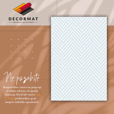 Tapis vinylique Herringbone Zigzag