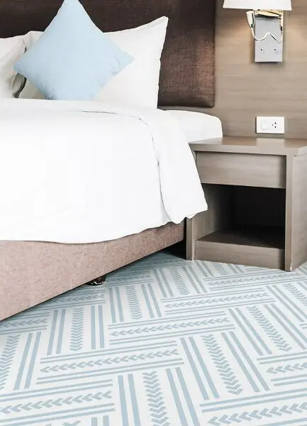 Tapis vinylique Herringbone Zigzag