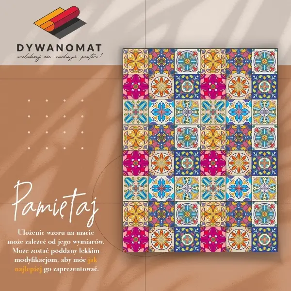 Tapis vinyl Tuile portugaise