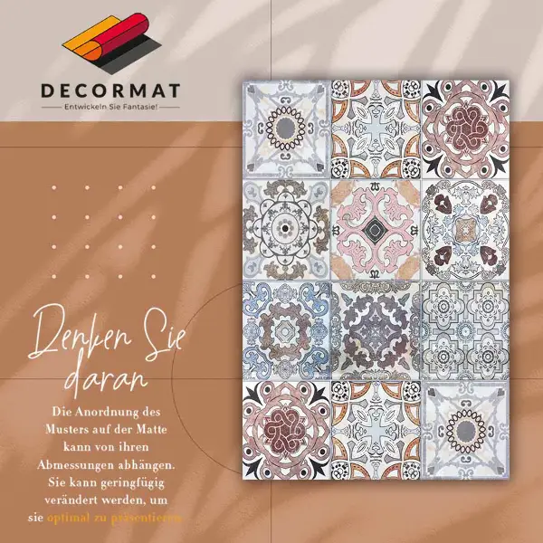 Tapis vinyl Tuile portugaise