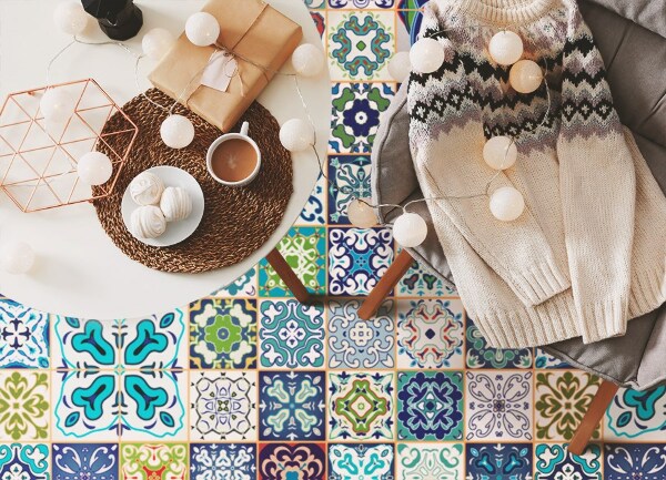 Tapis vinylique Motif portugais