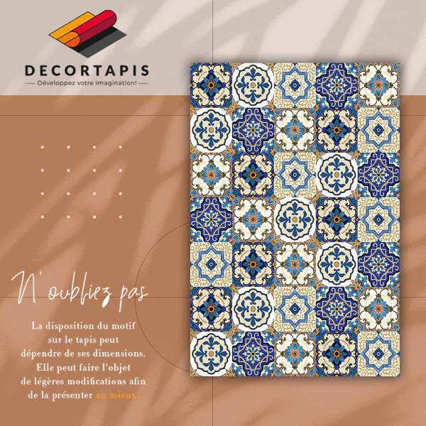 Tapis vinyl Tuile portugaise