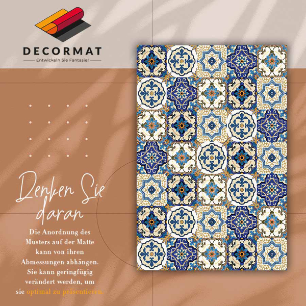 Tapis vinyl Tuile portugaise