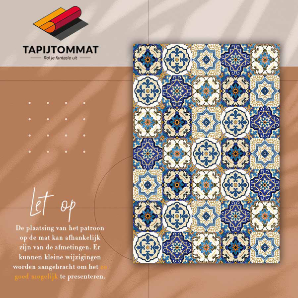 Tapis vinyl Tuile portugaise