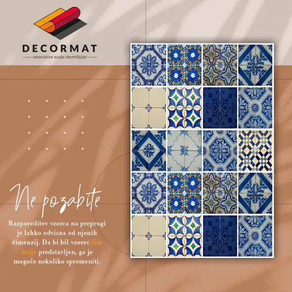 Tapis vinyle Tuiles marocaines