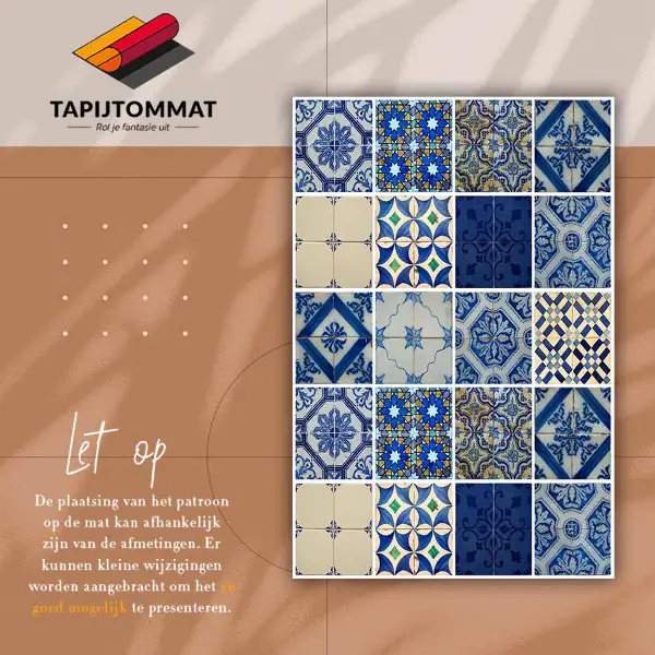 Tapis vinyle Tuiles marocaines
