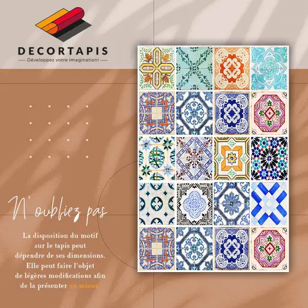 Tapis vinyle Tuiles grecques