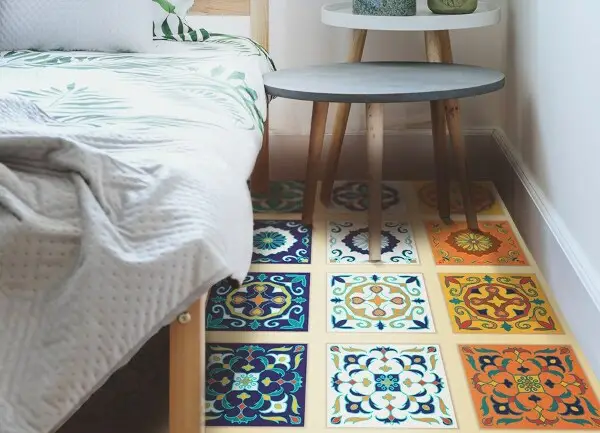 Tapis vinyle Tuiles grecques