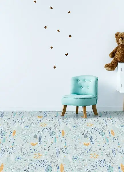 Tapis vinyle Motifs de pré