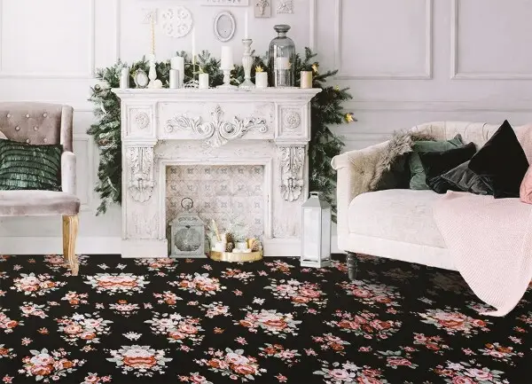 Tapis vinylique Bouquets floraux