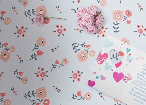 Tapis vinylique Fleur rurale
