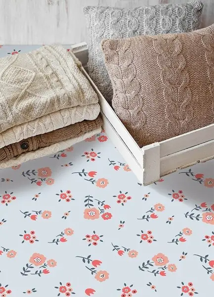 Tapis vinylique Fleur rurale