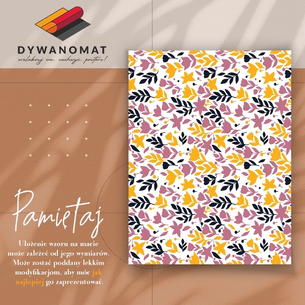 Tapis en vinyl Fleurs abstraites