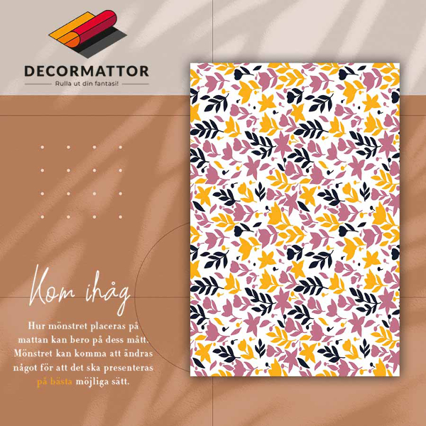 Tapis en vinyl Fleurs abstraites