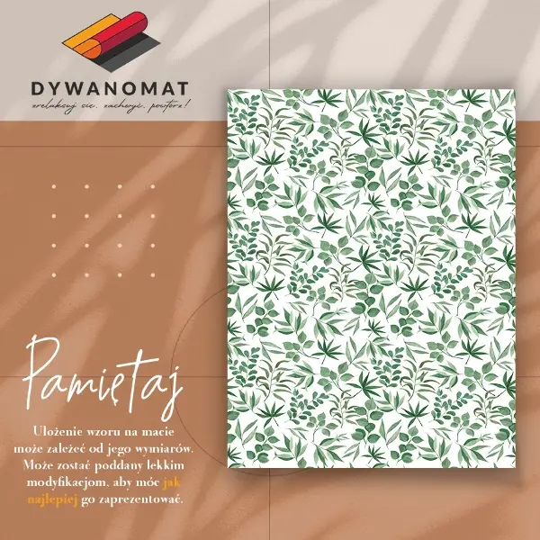 Tapis vinyle Petites feuilles