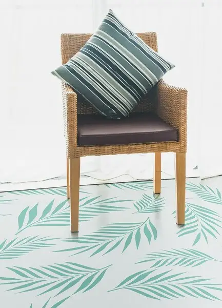 Tapis vinylique Feuilles hawaïennes