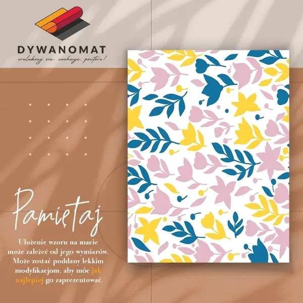 Tapis en vinyl Fleurs abstraites