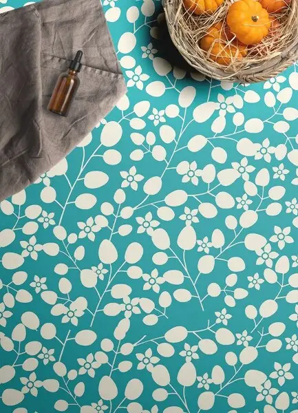 Tapis vinylique Tiges florales